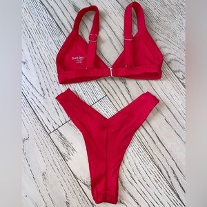 One One Swimwear red bikini